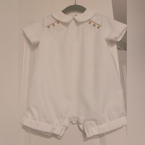 Luli & Me Romper with Peter Pan collar - 12 month old